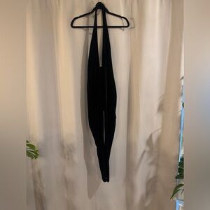 Women’s Bozzolo Black Halter Jumpsuit